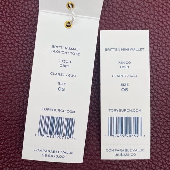 NWT Tory Burch Britten Tote & Wallet Set - Picture 6 of 6